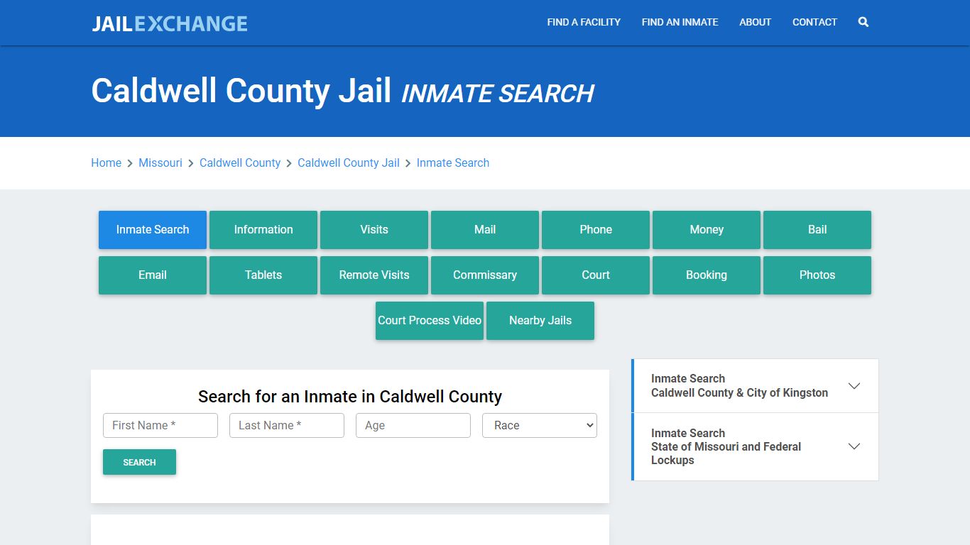 Caldwell County Jail, MO Inmate Search: Roster & Mugshots